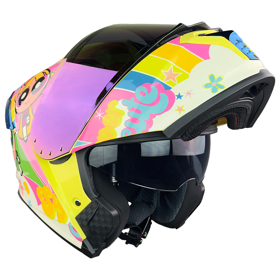 CASCO THUNDER CHICAS SUPERPODEROSAS COLORES