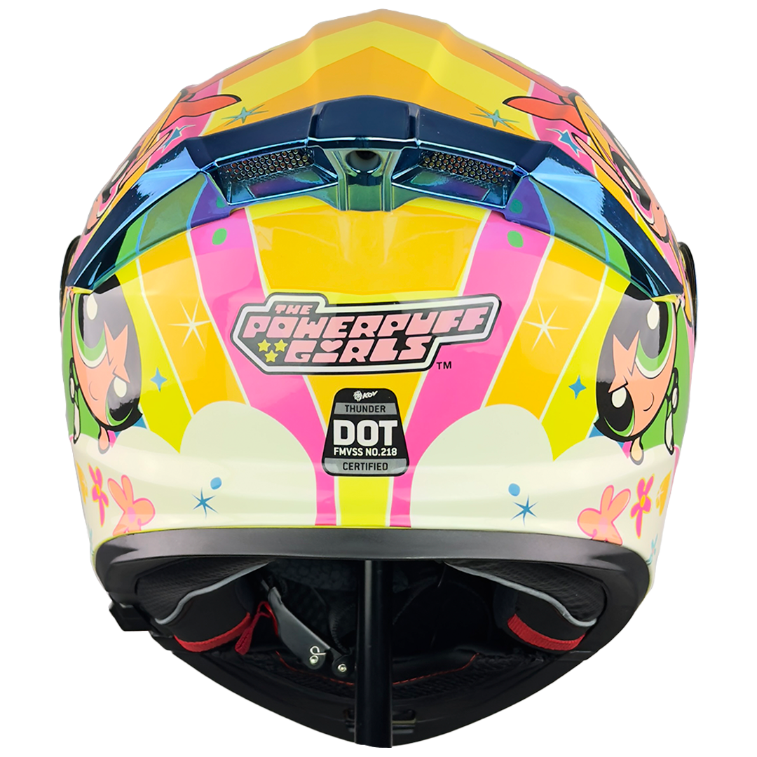 CASCO THUNDER CHICAS SUPERPODEROSAS COLORES