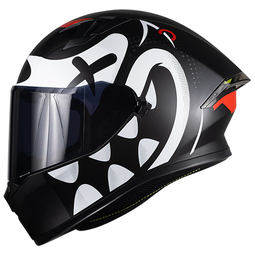 CASCO PIXEL CRAZY BLANCO Cascos KOV + de motociclista