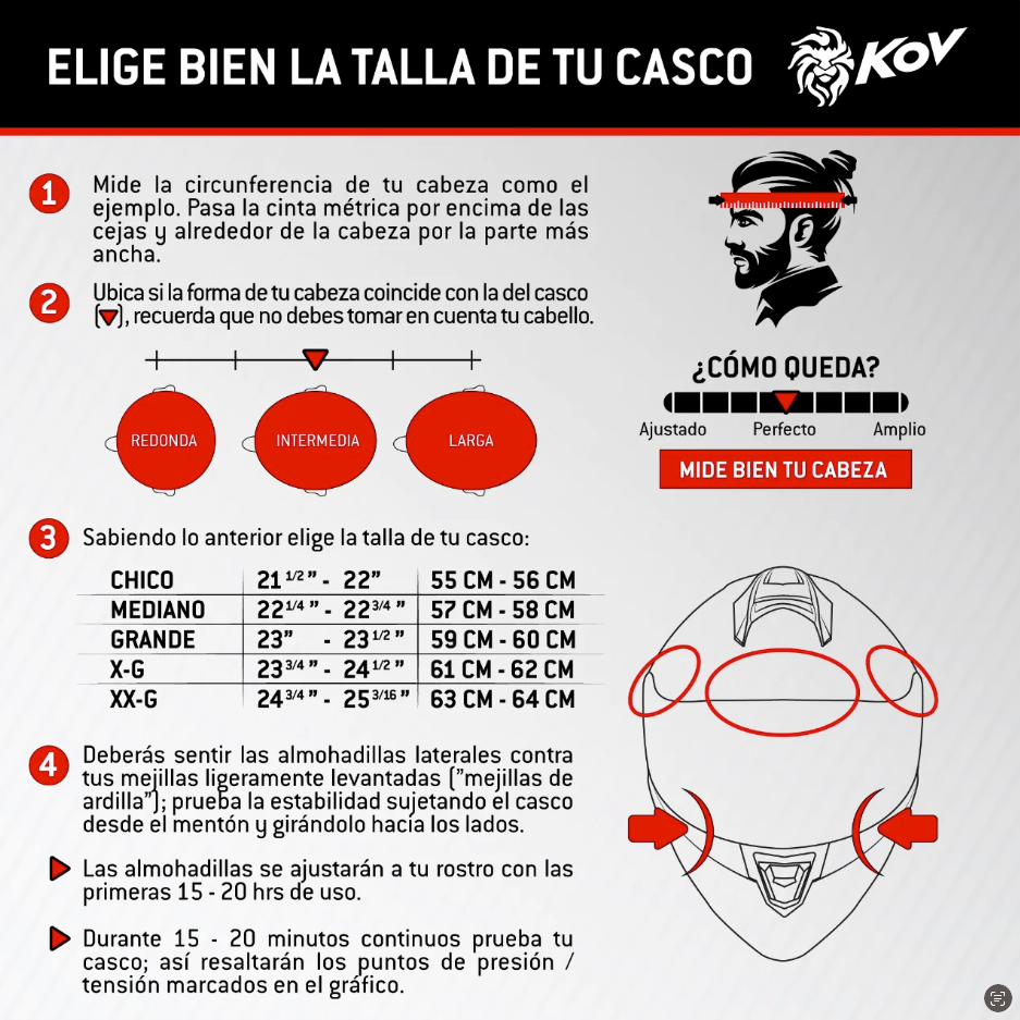 CASCO VENENO MATCH ONE NEGRO Cascos KOV + de motociclista