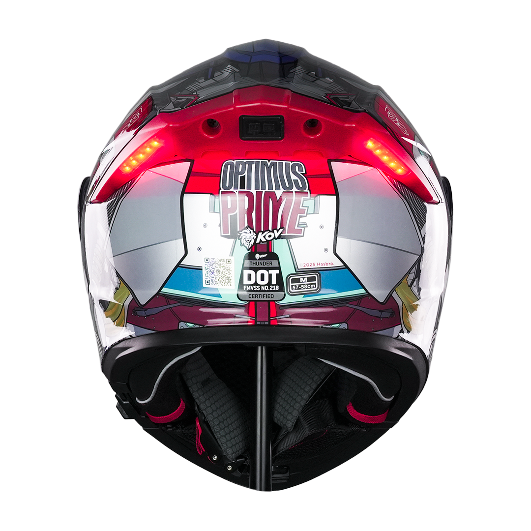 CASCO THUNDER TRANSFORMERS OPTIMUS PRIME Cascos KOV + de motociclista