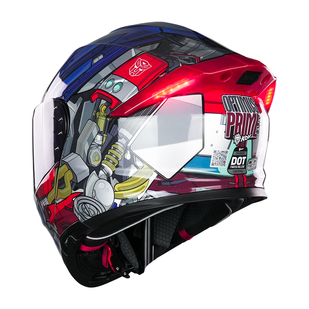 CASCO THUNDER TRANSFORMERS OPTIMUS PRIME Cascos KOV + de motociclista