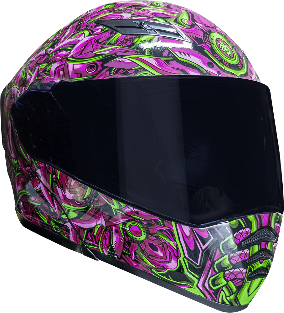 CASCO NÉBULA TITÁN MORADO Cascos KOV + de motociclista