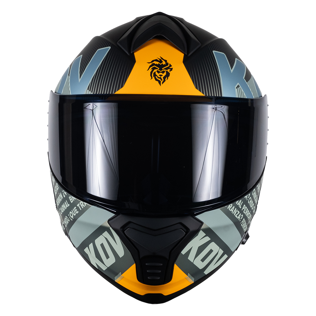CASCO THUNDER FLOW VERDE-GRIS Cascos KOV + de motociclista
