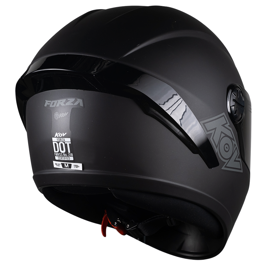 CASCO FORZA NEGRO MATE Cascos KOV + de motociclista