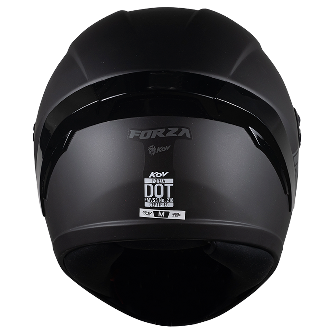 CASCO FORZA NEGRO MATE Cascos KOV + de motociclista