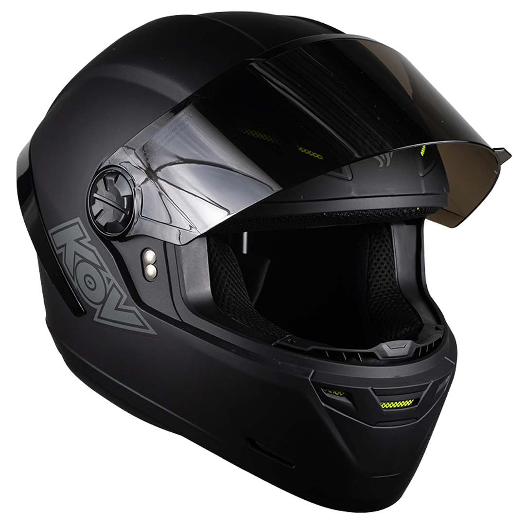 CASCO FORZA NEGRO MATE Cascos KOV + de motociclista