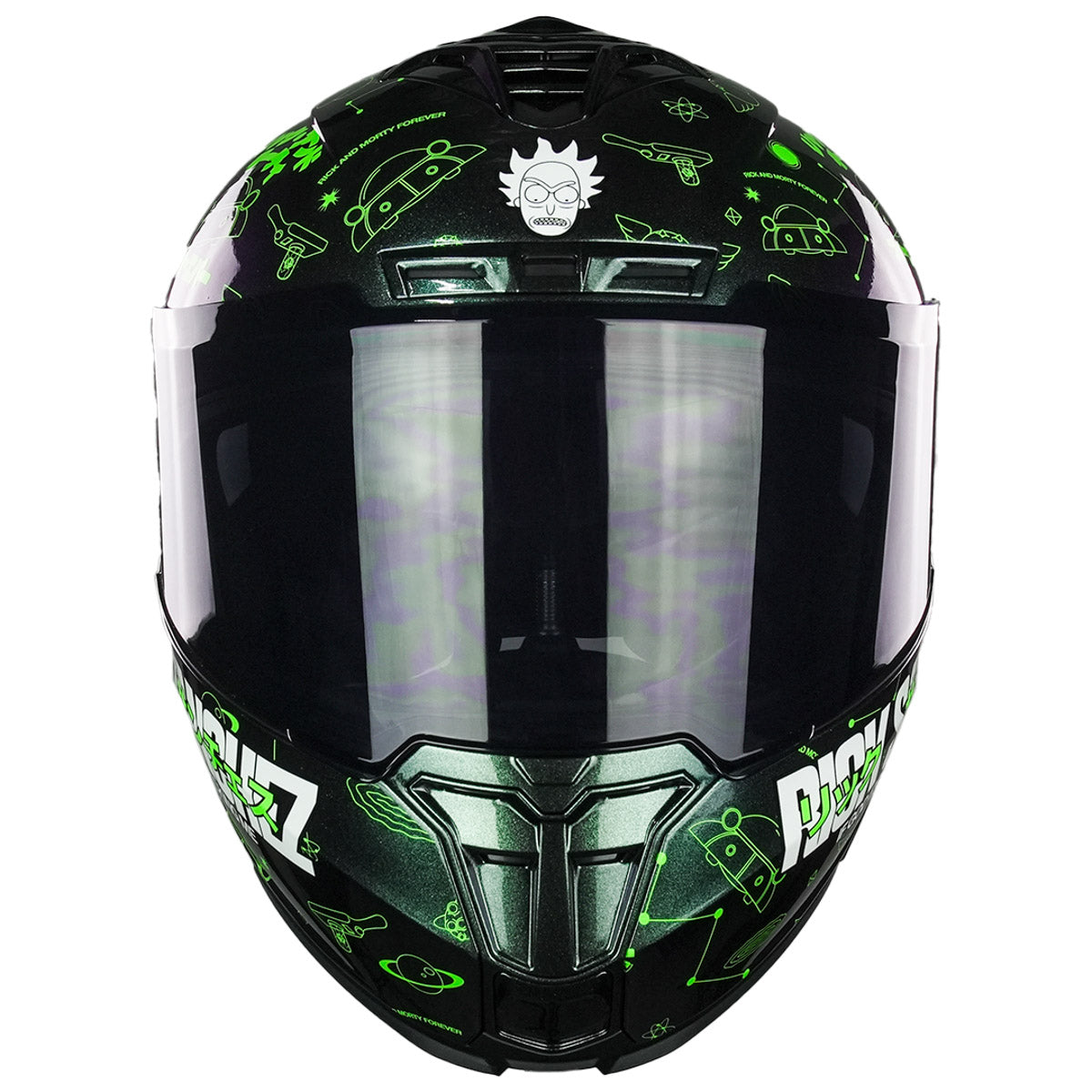 CASCO SNOW RICK SANCHEZ FLUORESCENTE Cascos KOV + de motociclista