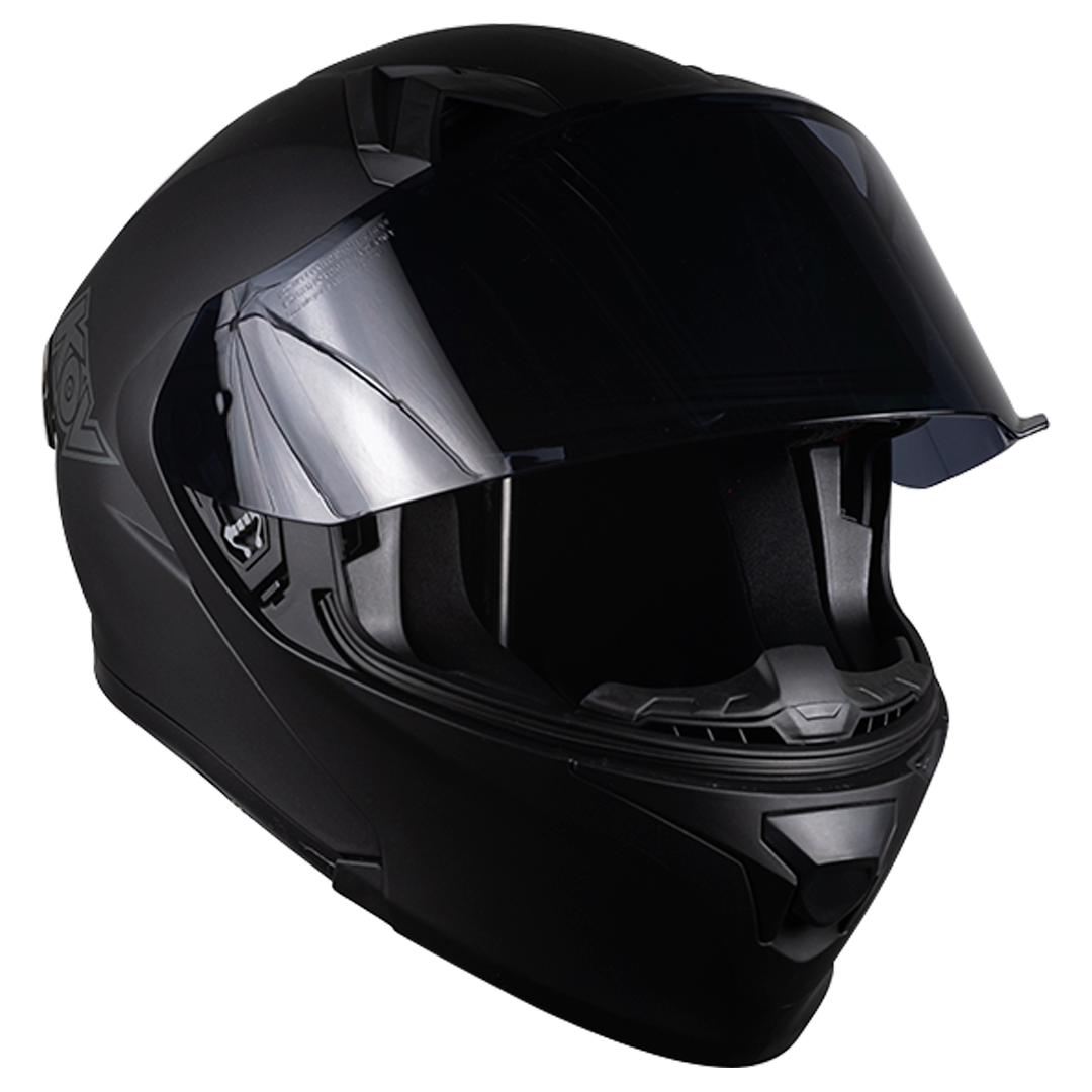 CASCO FURIA NEGRO MATE Cascos KOV + de motociclista