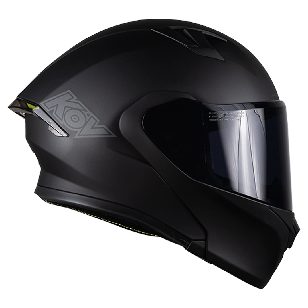 CASCO FURIA NEGRO MATE Cascos KOV + de motociclista