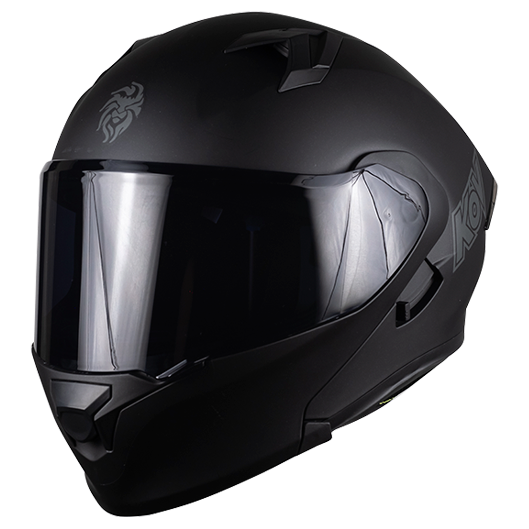 CASCO FURIA NEGRO MATE Cascos KOV + de motociclista