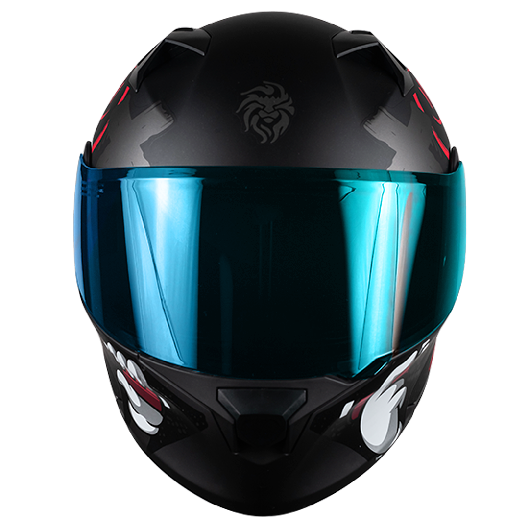 CASCO FURIA TAGGER ROJO Cascos KOV + de motociclista