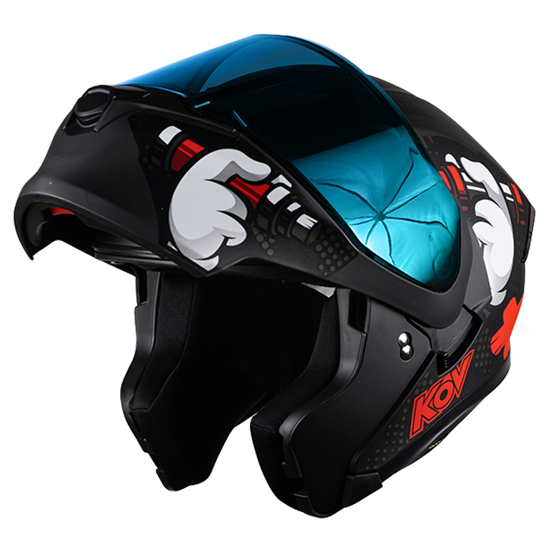 CASCO FURIA TAGGER ROJO Cascos KOV + de motociclista