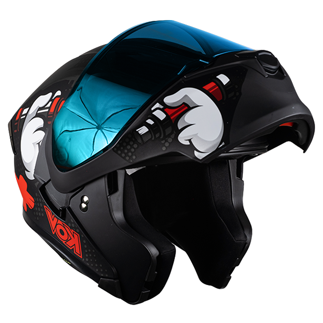 CASCO FURIA TAGGER ROJO Cascos KOV + de motociclista