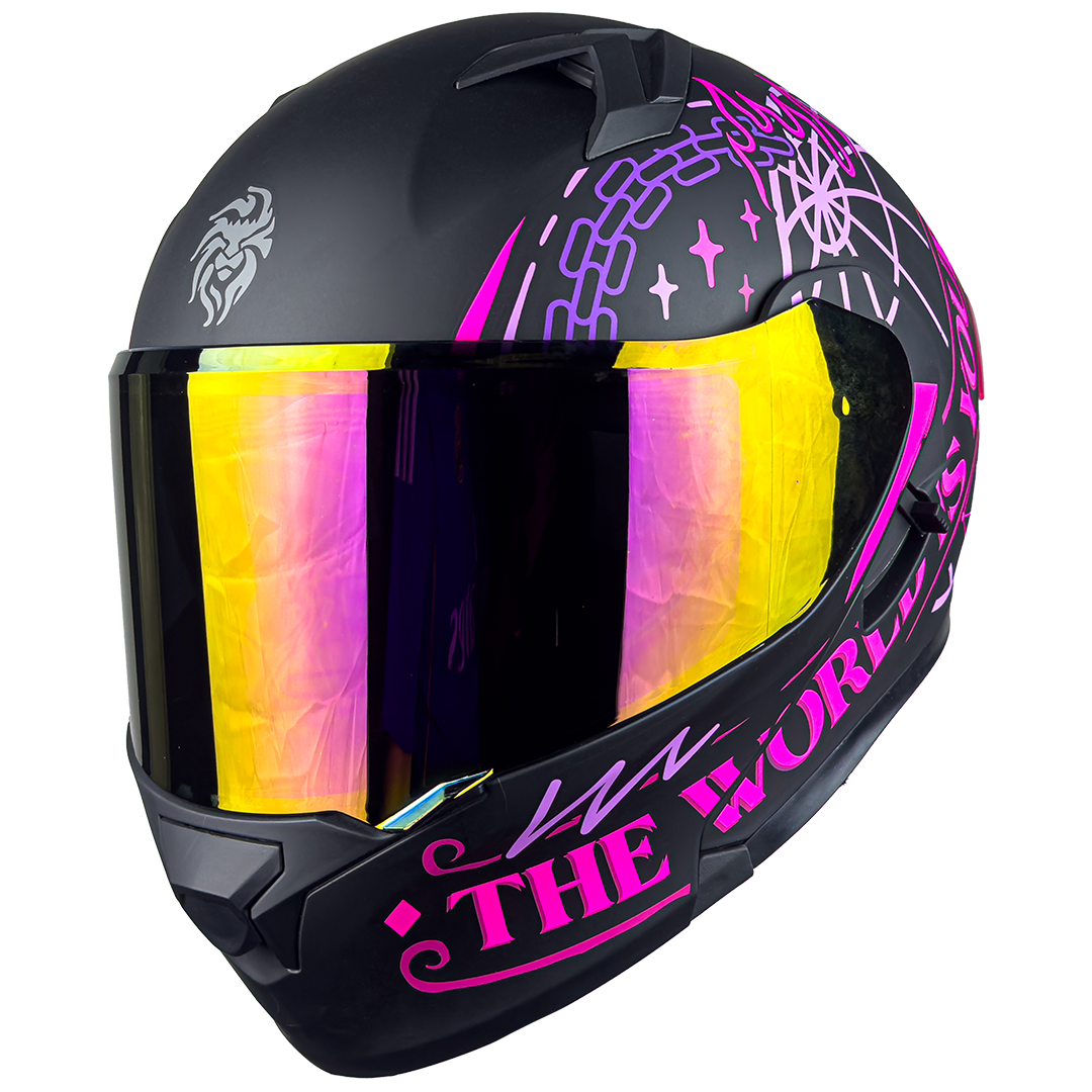 CASCO FURIA NAS ROSA Cascos KOV + de motociclista