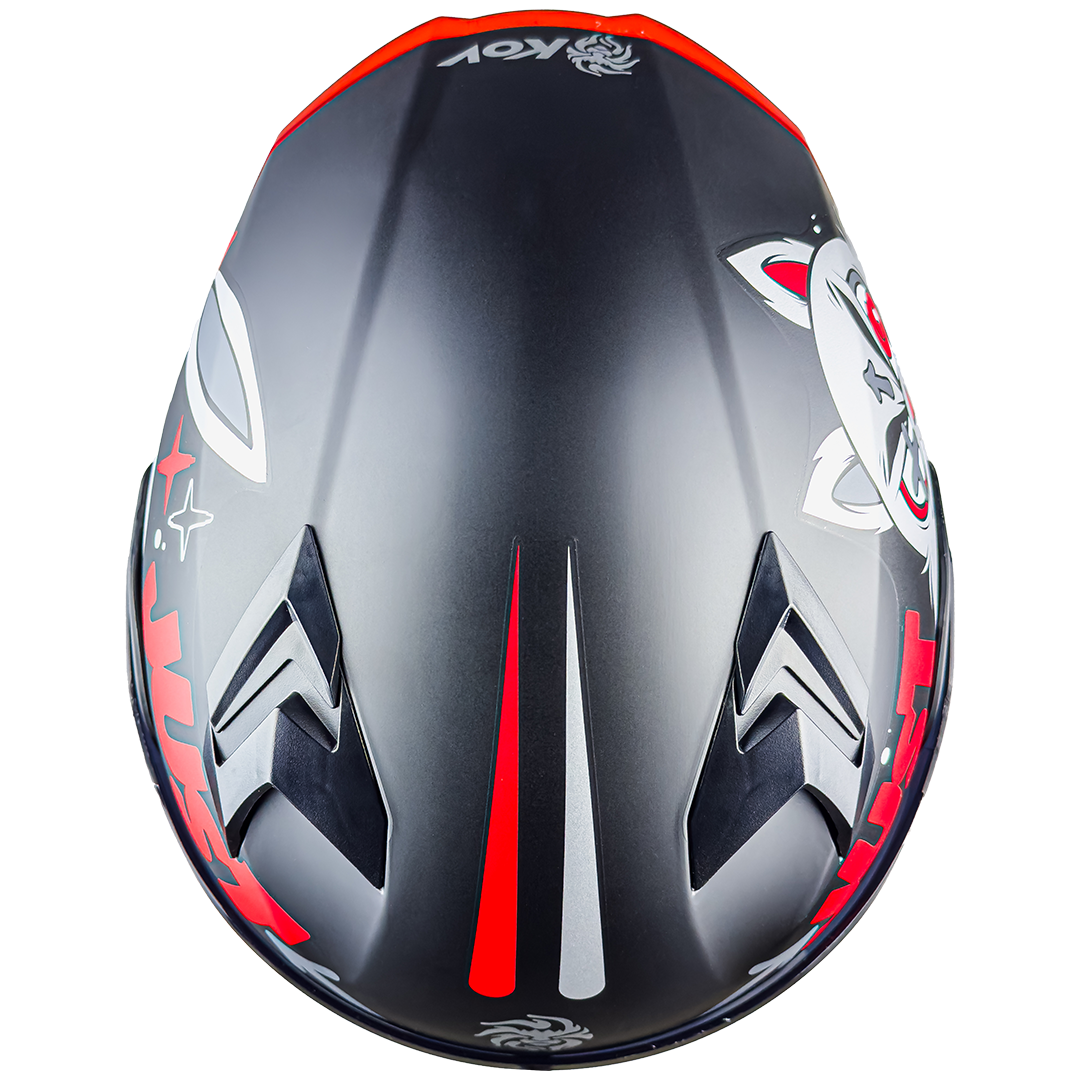 CASCO FURIA KIT N BUN ROJO Cascos KOV + de motociclista