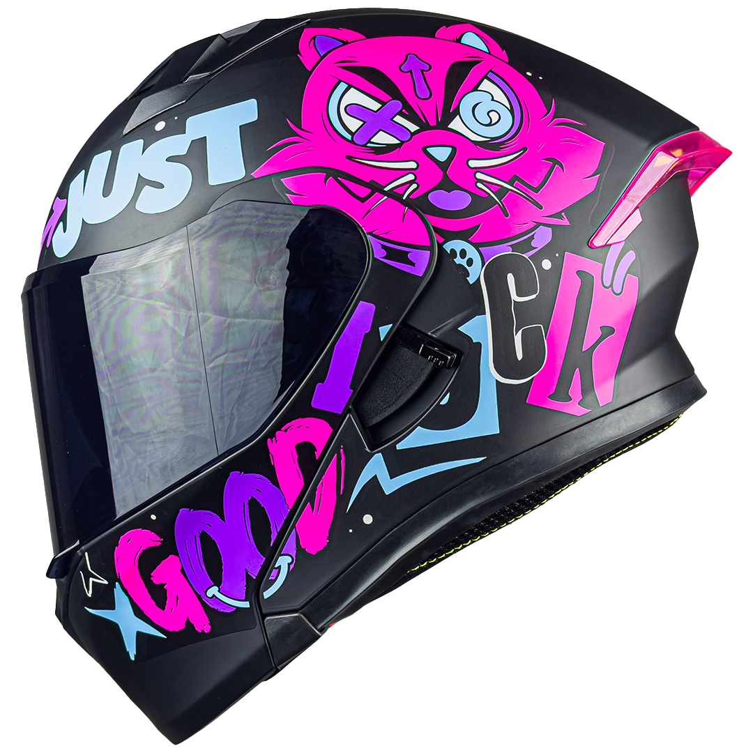 CASCO FURIA KIT N BUN ROSA Cascos KOV + de motociclista
