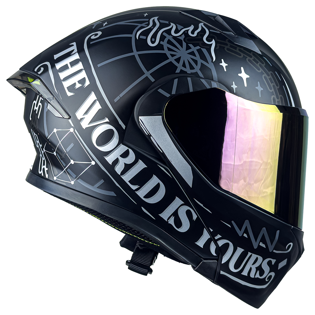 CASCO FURIA NAS GRIS Cascos KOV + de motociclista