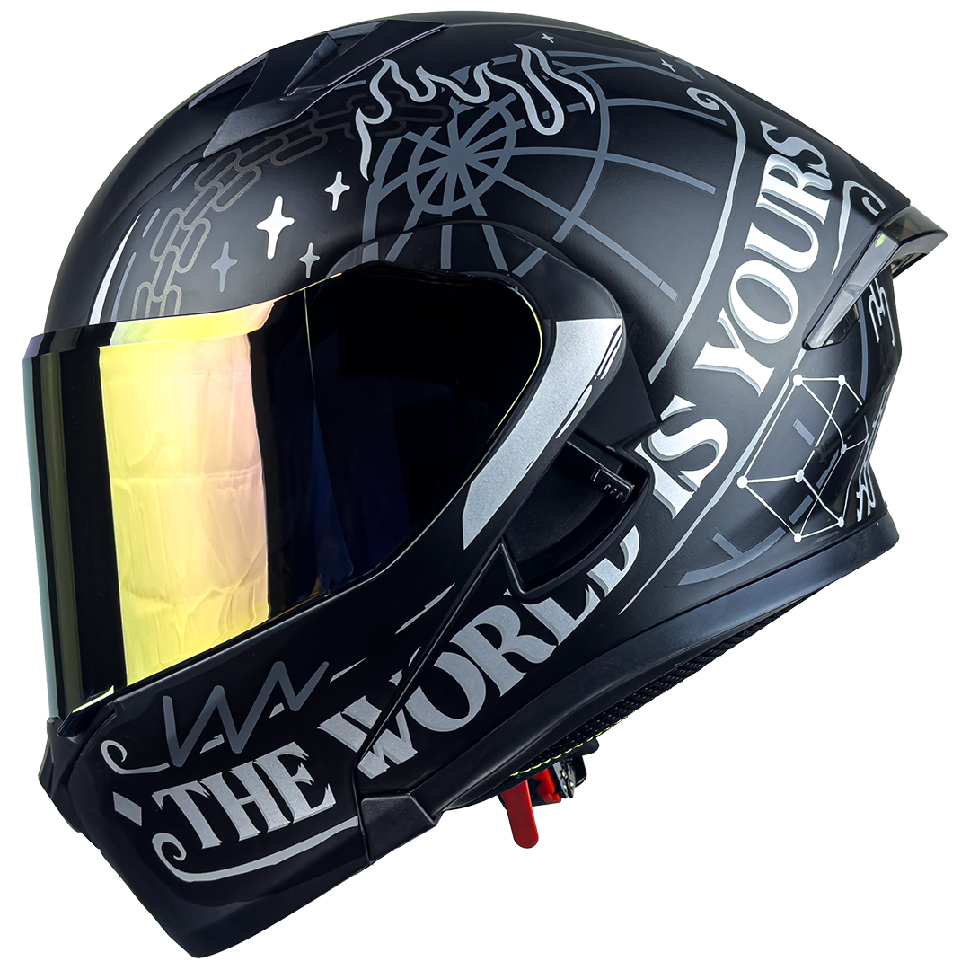 CASCO FURIA NAS GRIS Cascos KOV + de motociclista