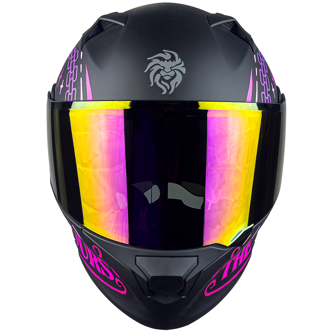 CASCO FURIA NAS ROSA Cascos KOV + de motociclista
