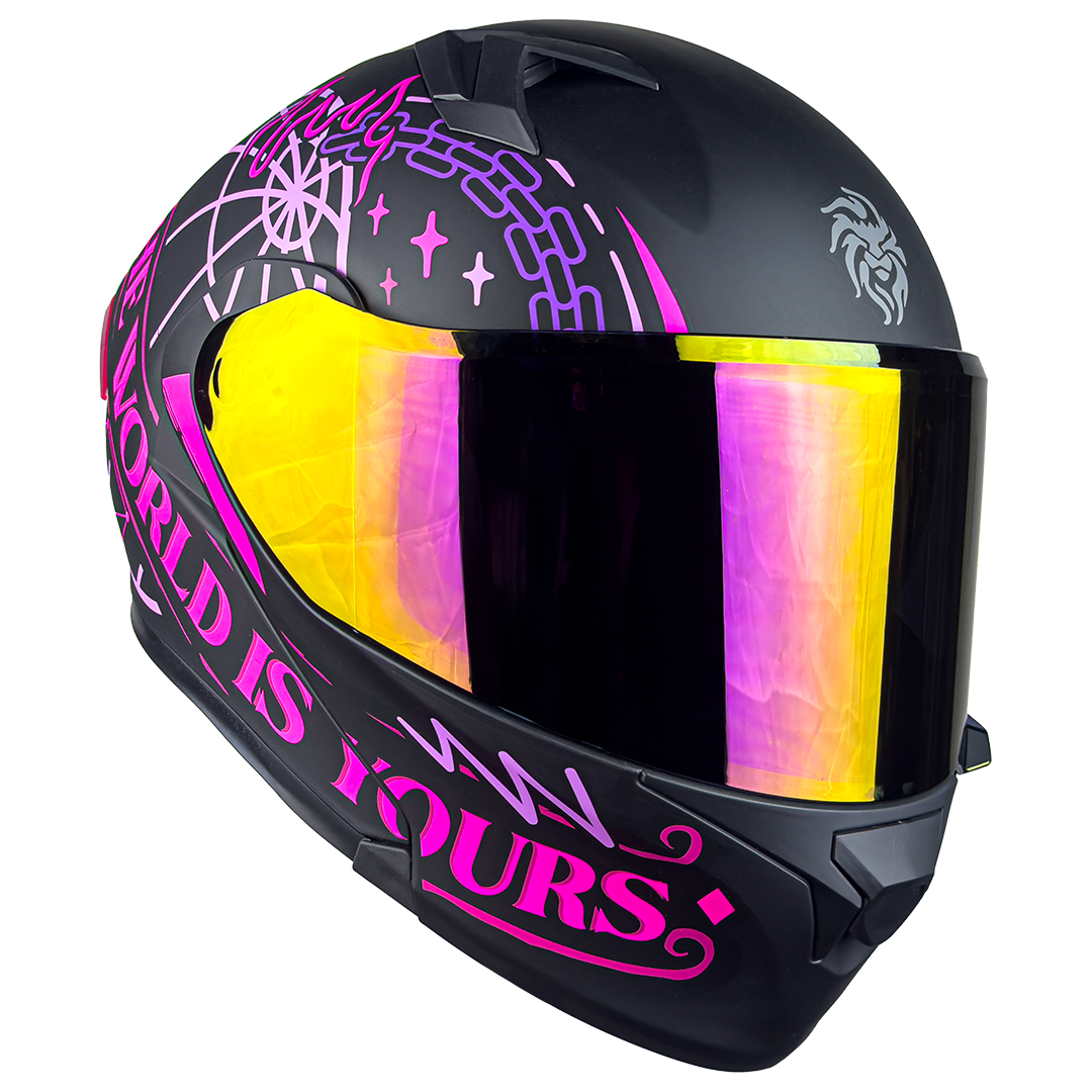 CASCO FURIA NAS ROSA Cascos KOV + de motociclista