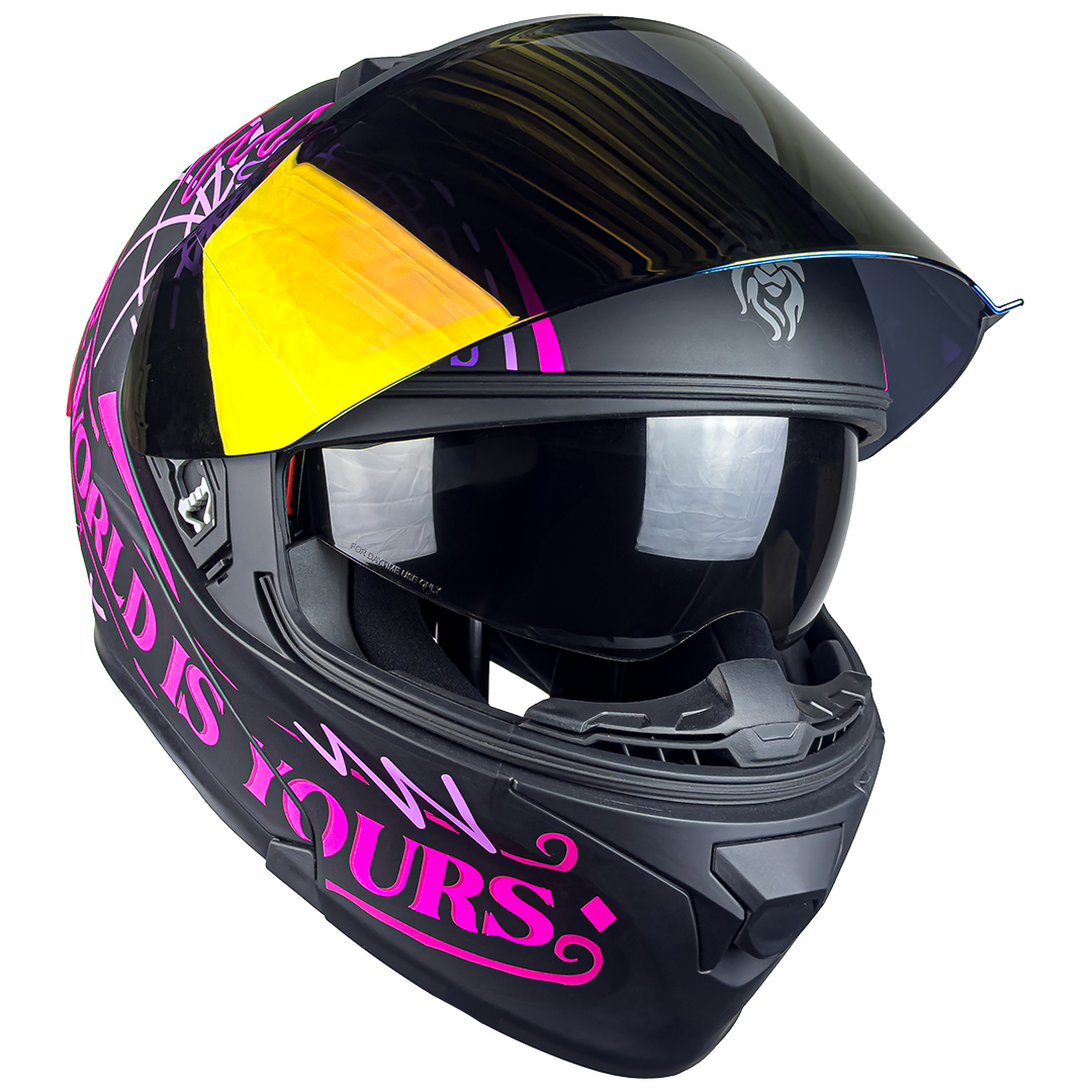 CASCO FURIA NAS ROSA Cascos KOV + de motociclista