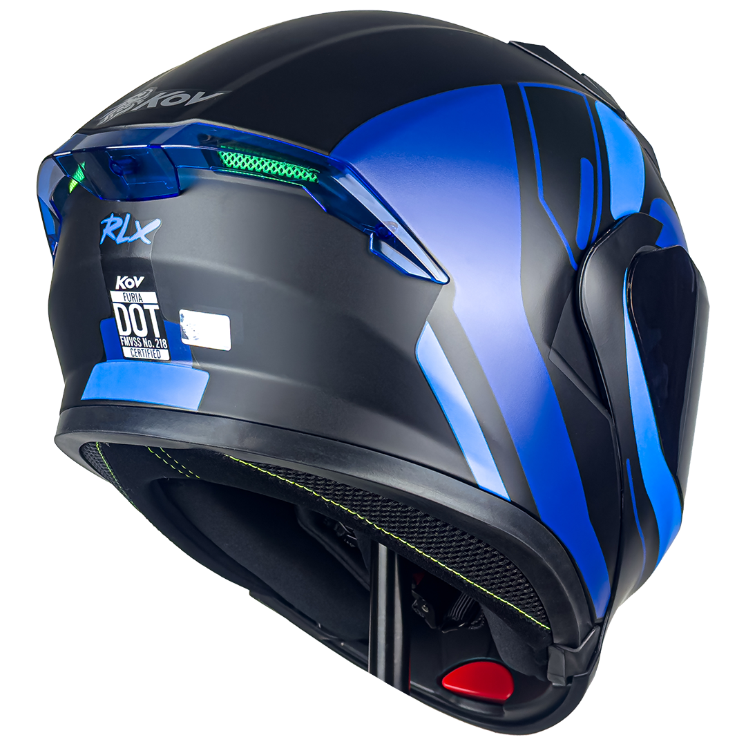 CASCO FURIA RLX AZUL Cascos KOV + de motociclista