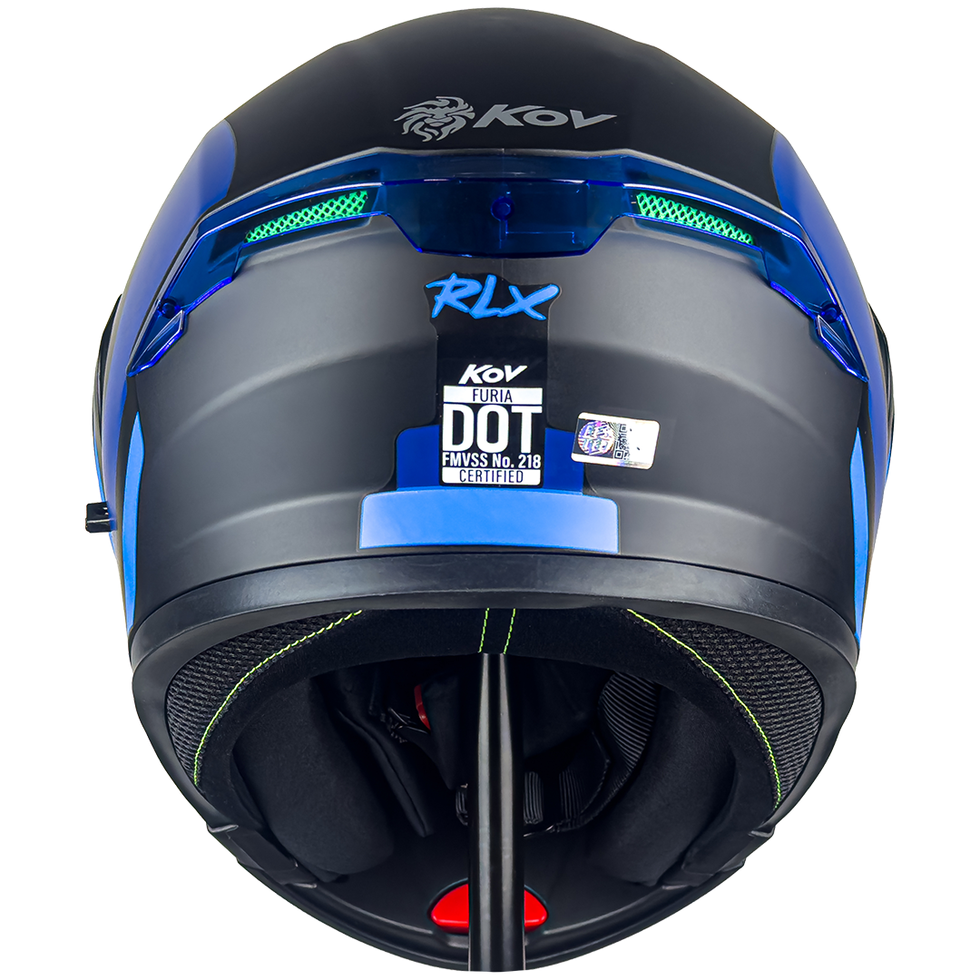CASCO FURIA RLX AZUL Cascos KOV + de motociclista