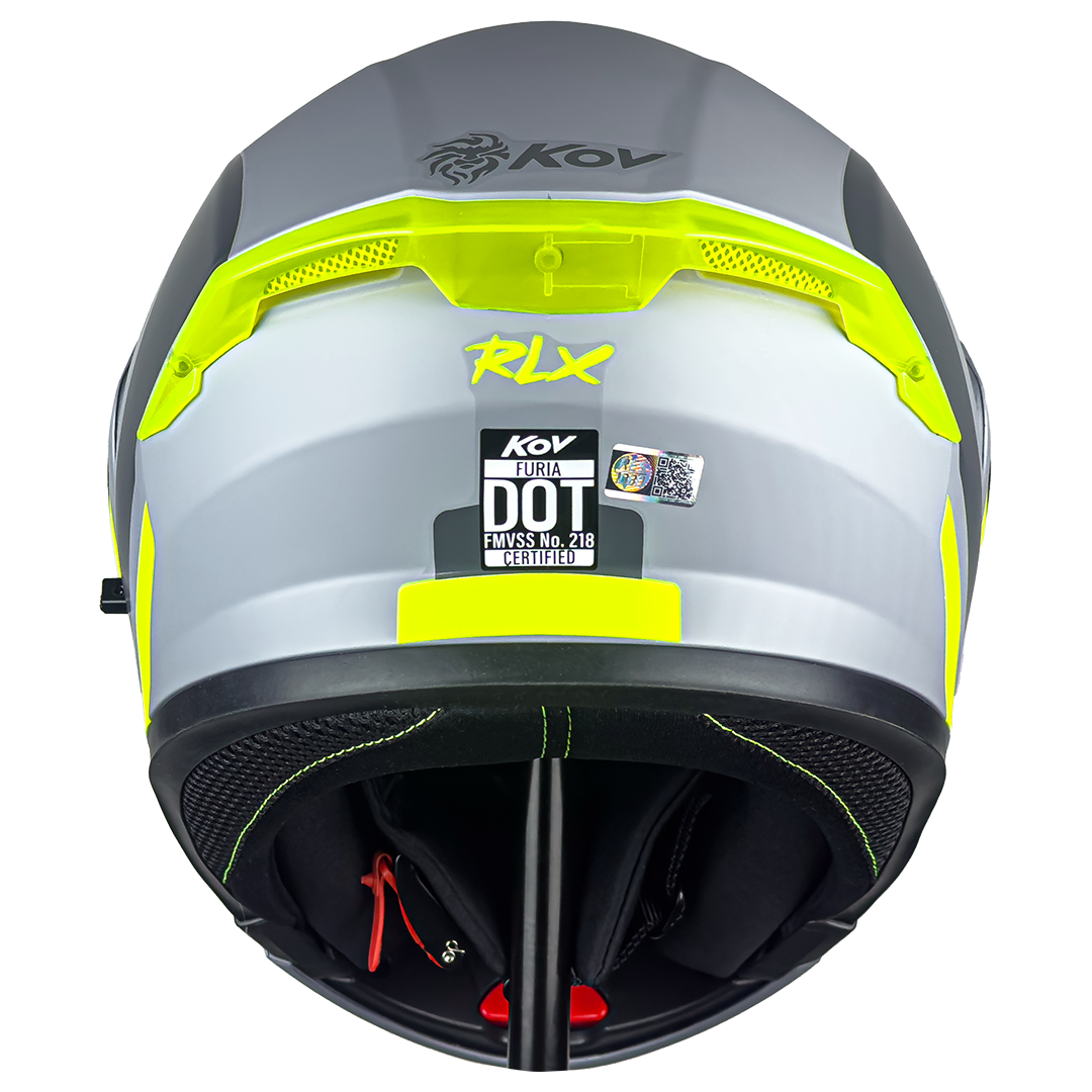 CASCO FURIA RLX AMARILLO Cascos KOV + de motociclista