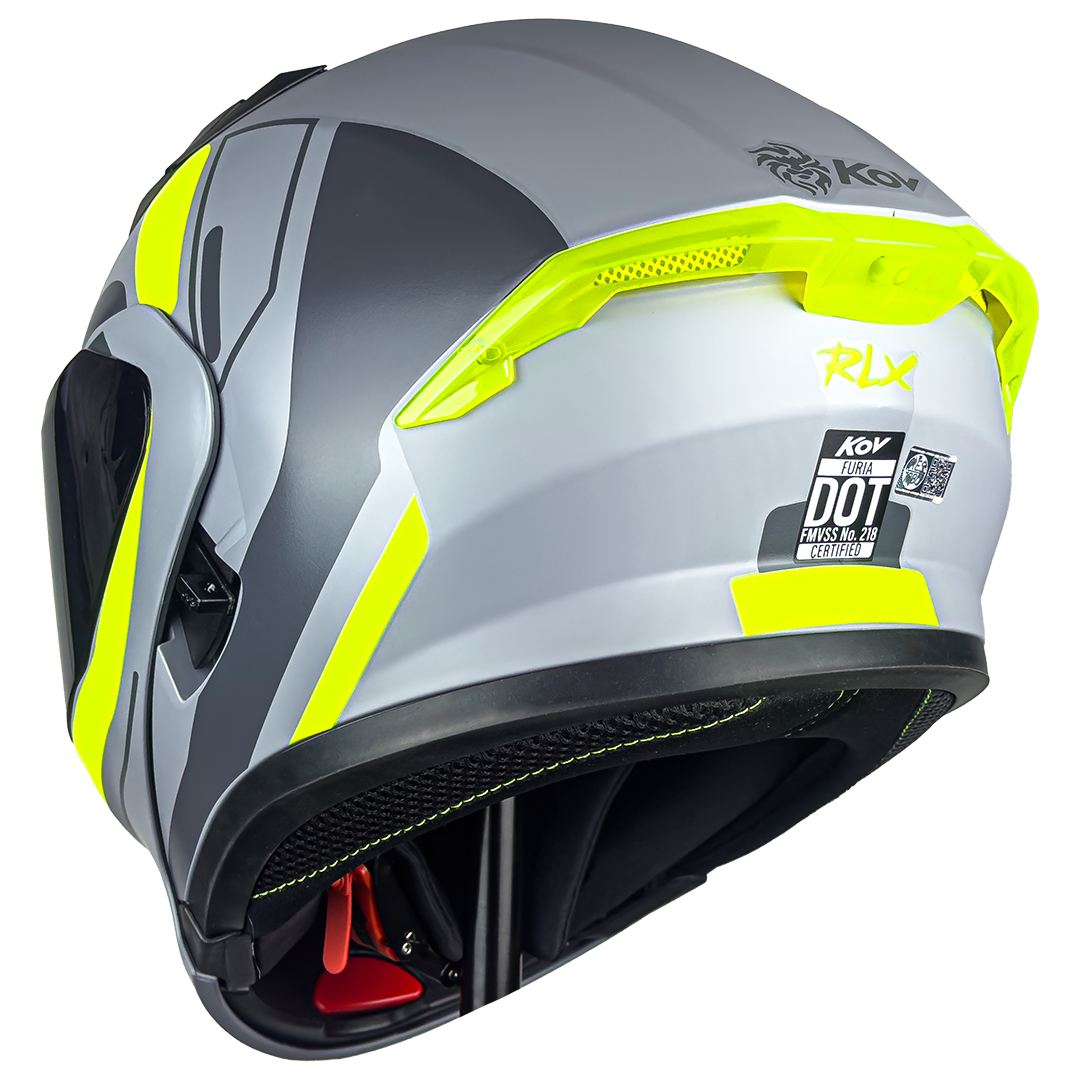 CASCO FURIA RLX AMARILLO Cascos KOV + de motociclista
