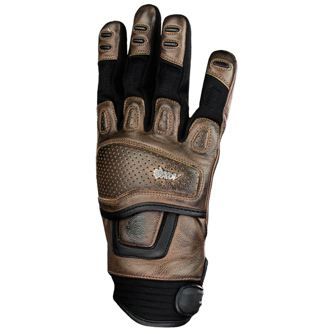 GUANTE KOV PIEL RACER CAFE Guantes KOV + de motociclista
