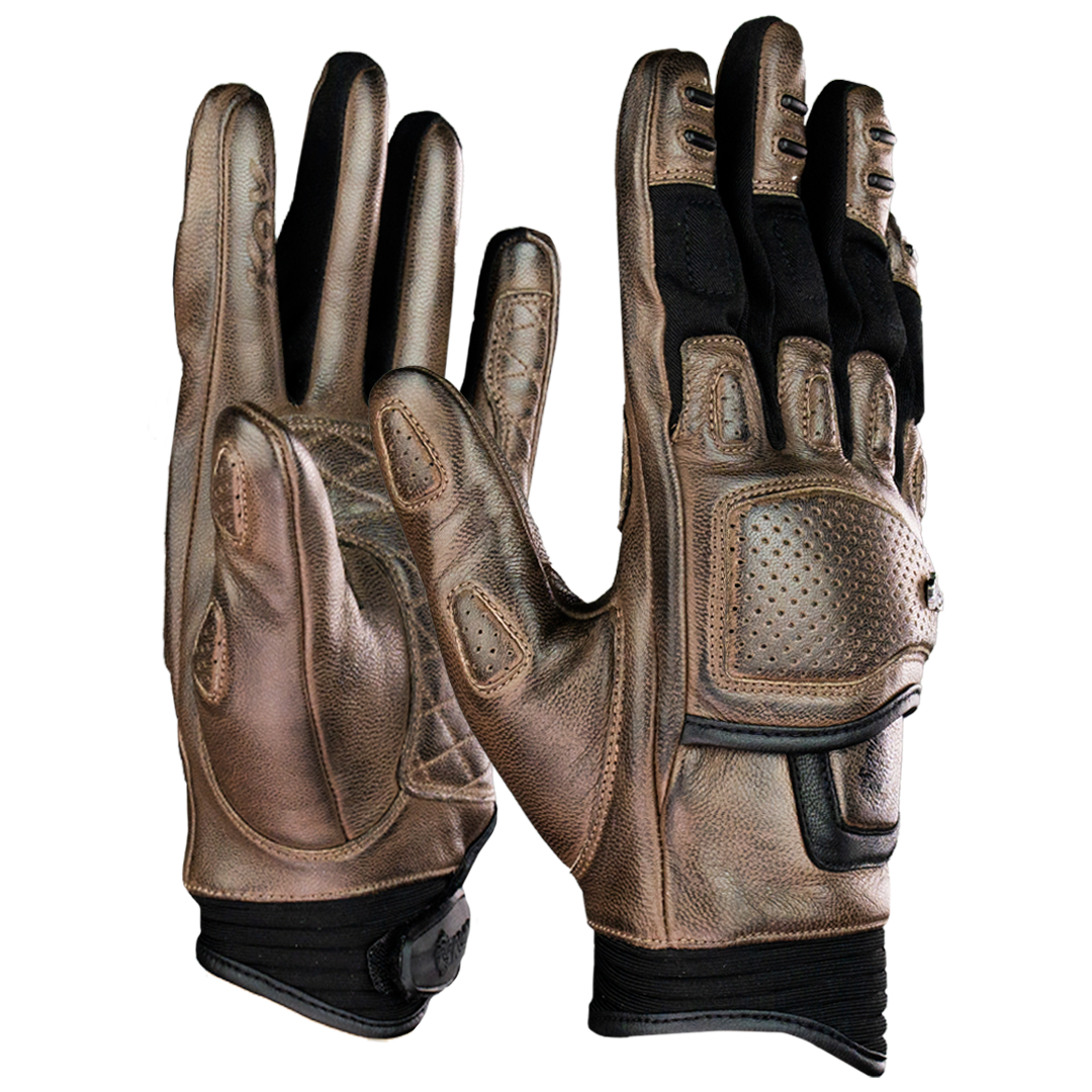 GUANTE KOV PIEL RACER CAFE Guantes KOV + de motociclista