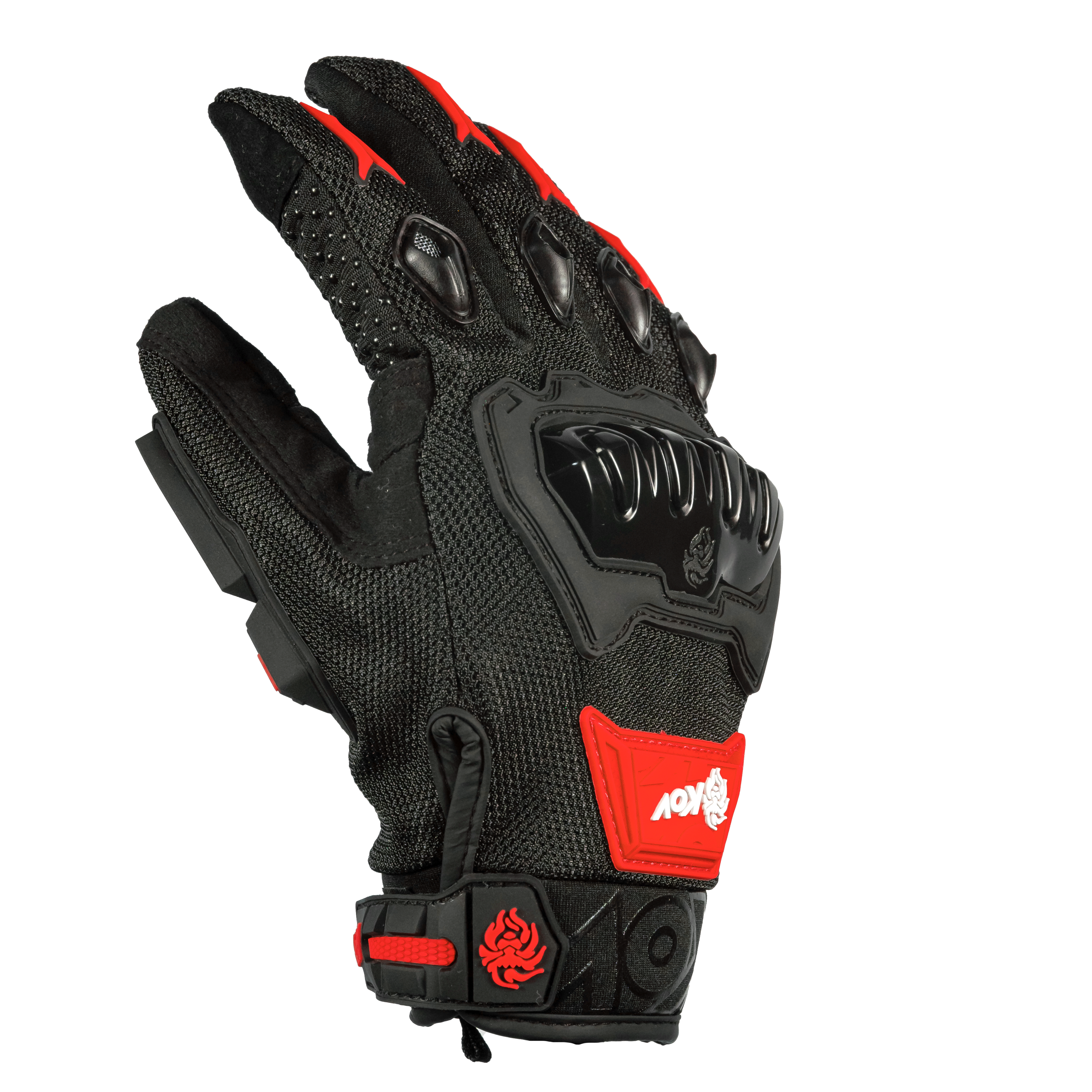 GUANTE KOV DELTA 2.0 N-ROJO Guantes KOV + de motociclista
