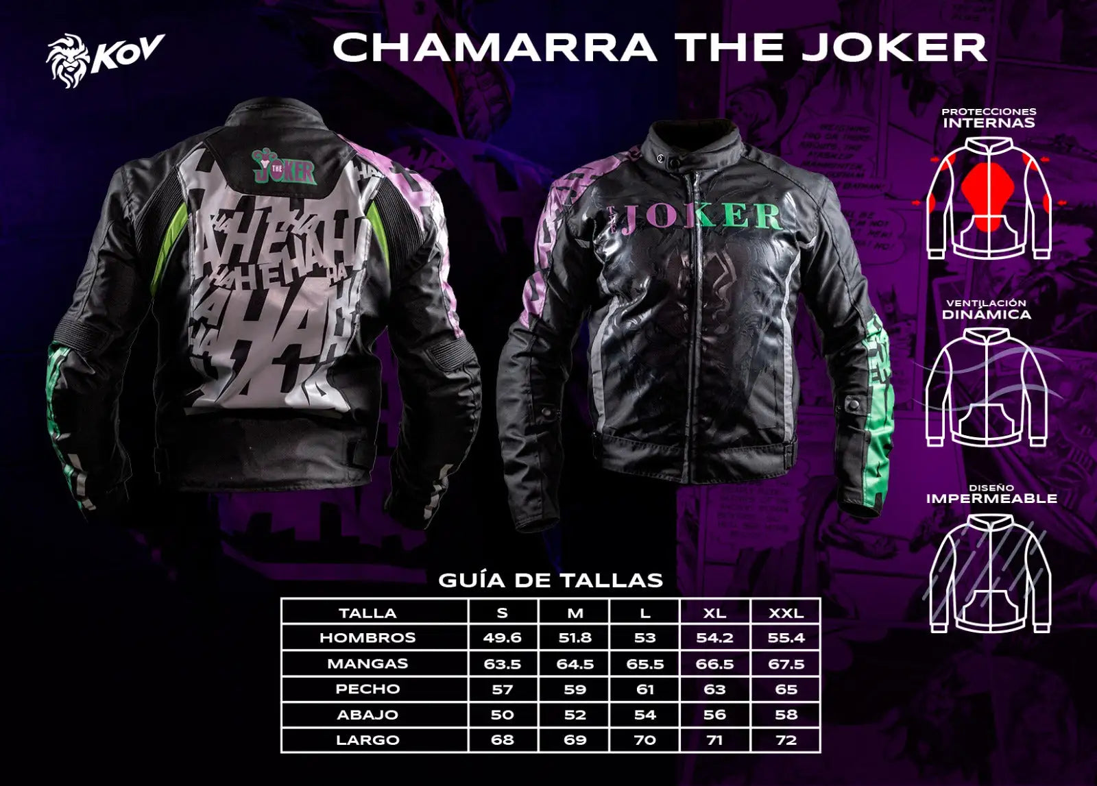 CHAMARRA HYPER KOV + de motociclista