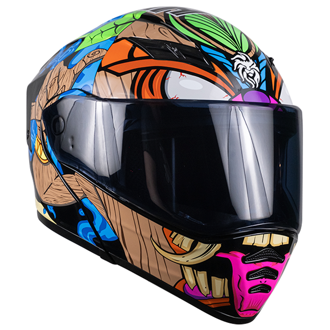 CASCO ESTELAR HAKA CON LUZ LED Cascos KOV + de motociclista