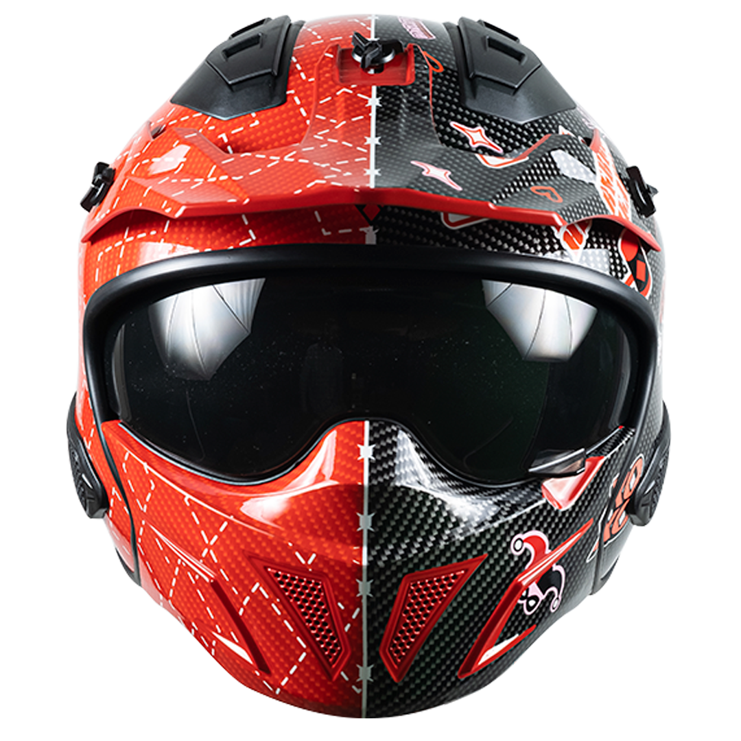 CASCO ROCK-O DC HARLEY QUINN Cascos KOV + de motociclista