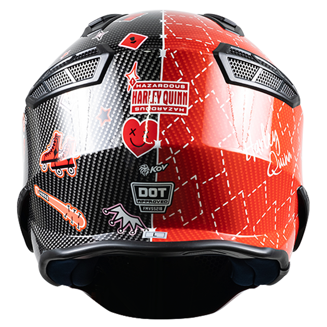 CASCO ROCK-O DC HARLEY QUINN Cascos KOV + de motociclista