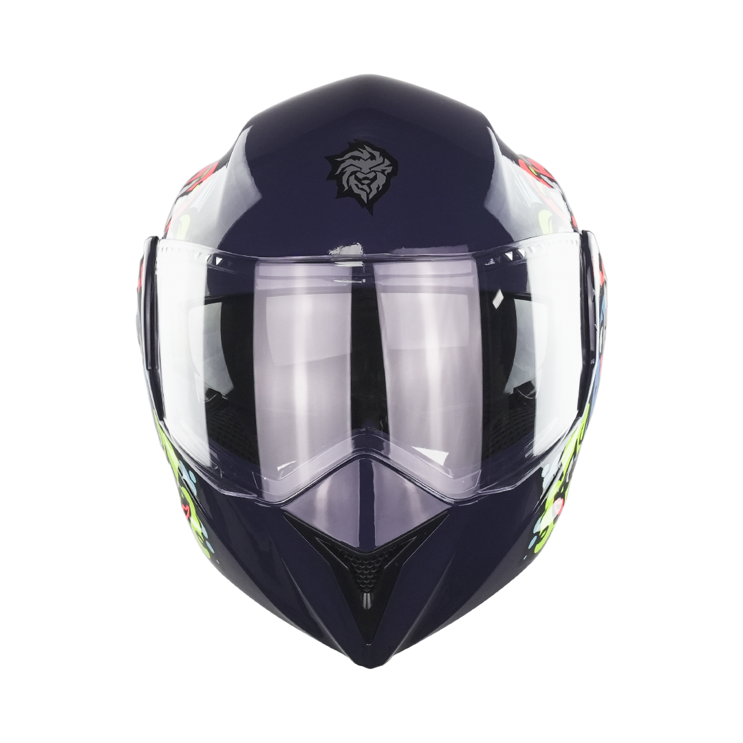 CASCO PARA NIÑO KIDS AZUL Cascos KOV + de motociclista
