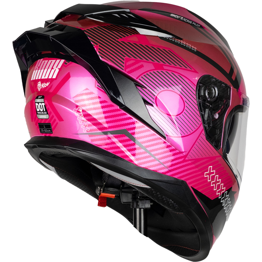 CASCO ARES KNOX ROSA Cascos KOV + de motociclista