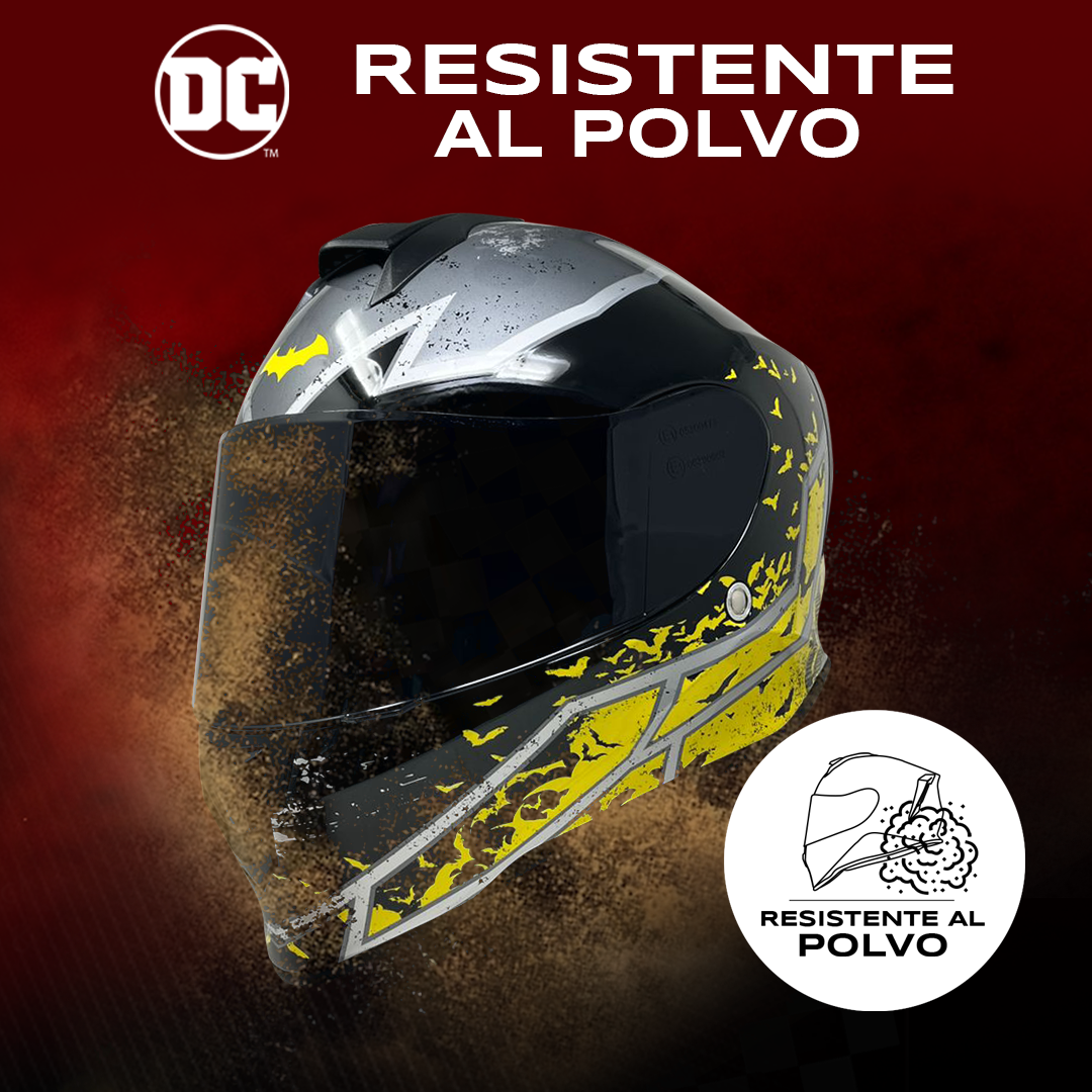 CASCO KROON DC BATMAN GRIS Cascos KOV + de motociclista
