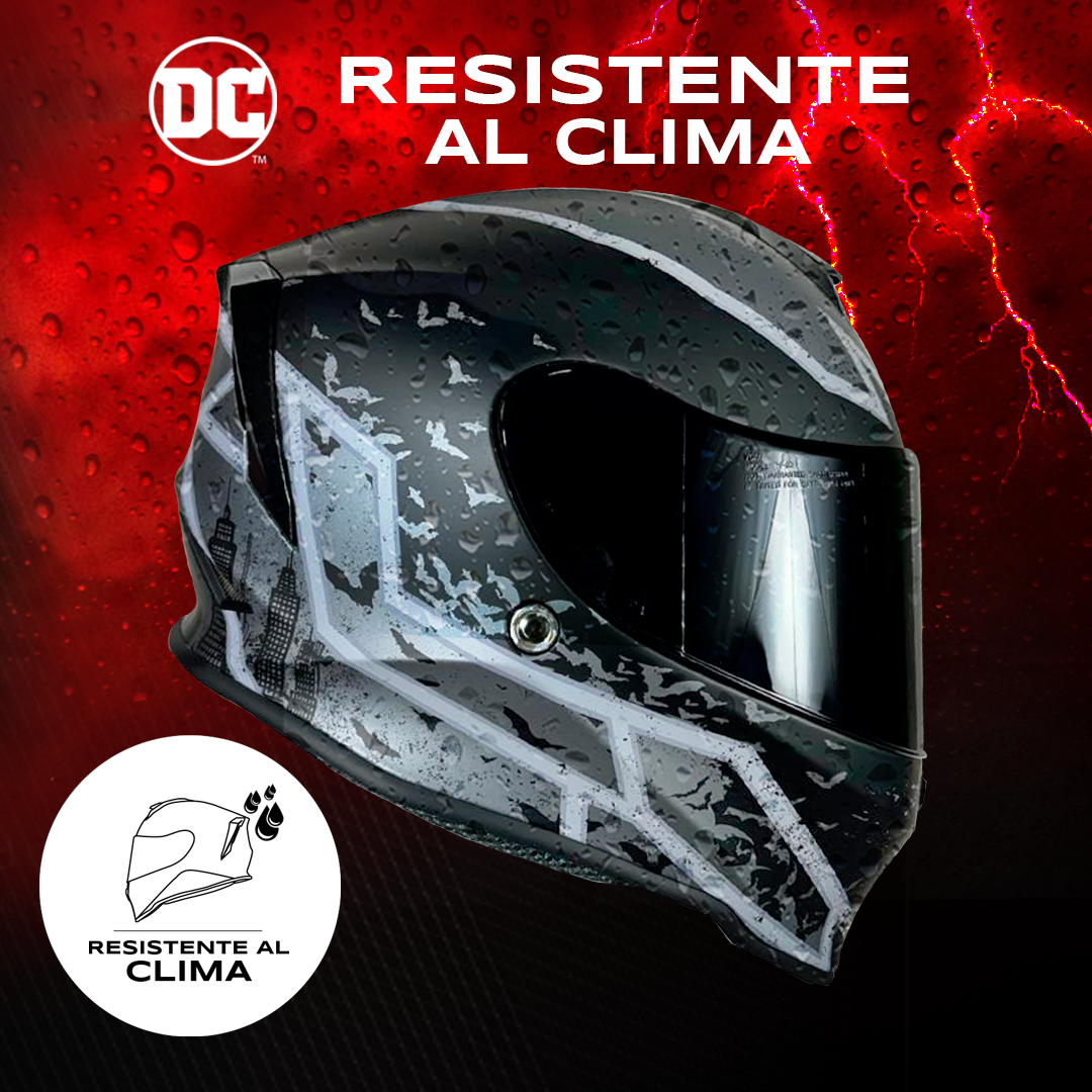 CASCO KROON DC BATMAN GRIS Cascos KOV + de motociclista