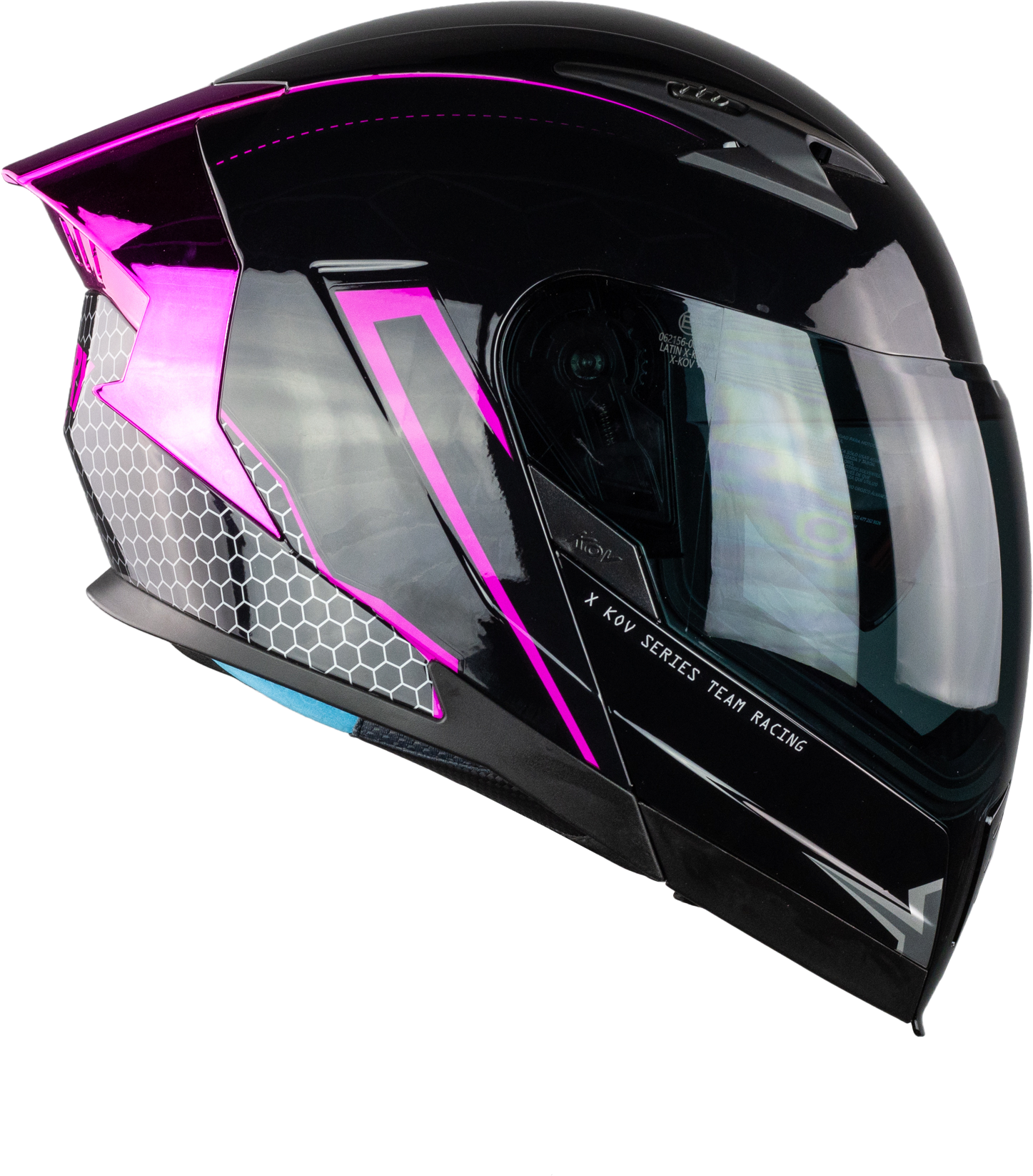 CASCO LATIN X RIVALRY NEGRO FIUSHA Cascos X-KOV + de motociclista