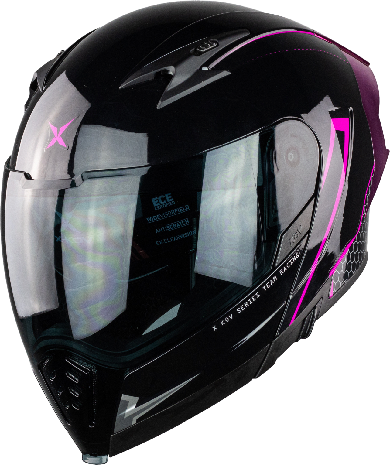 CASCO LATIN X RIVALRY NEGRO FIUSHA Cascos X-KOV + de motociclista