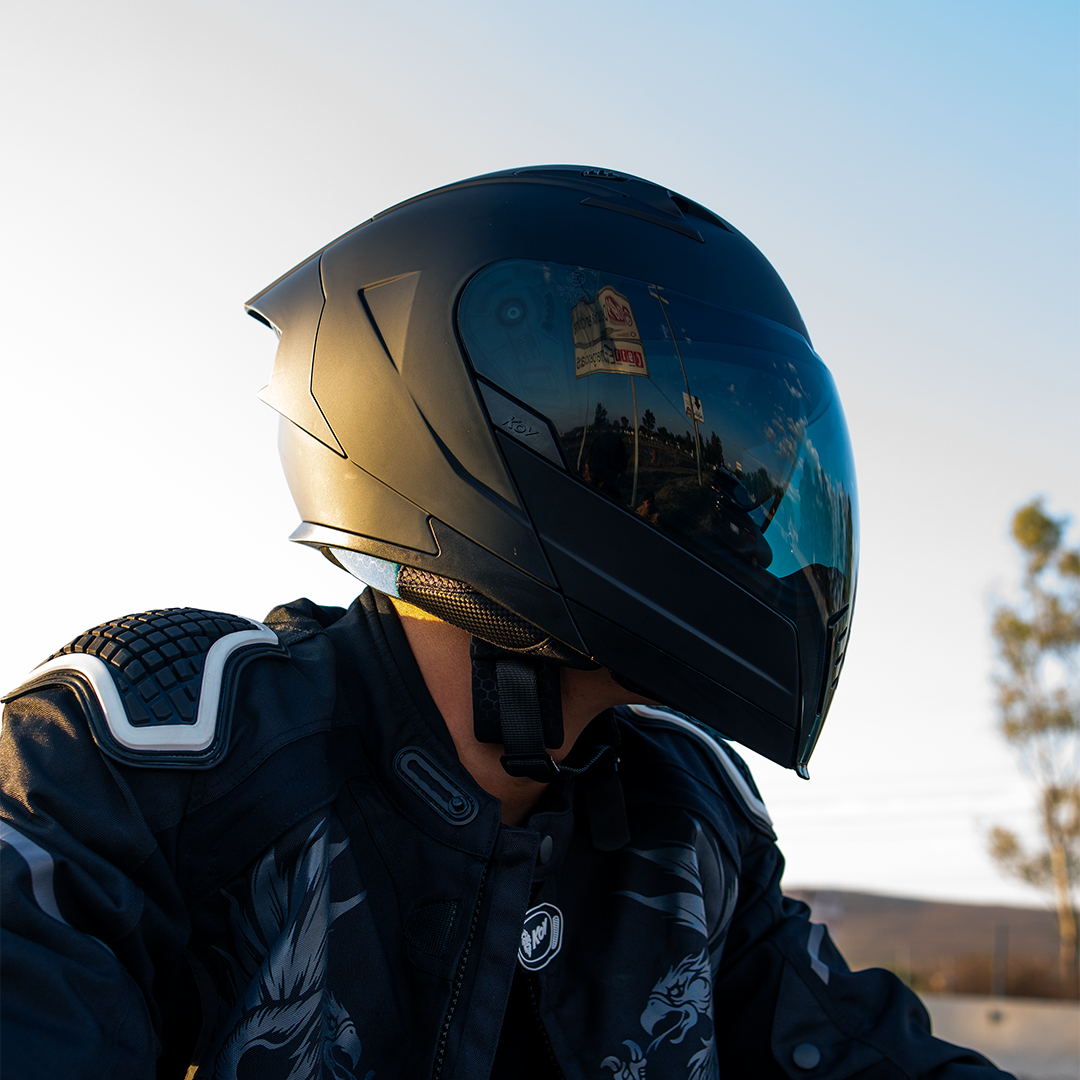 CASCO LATIN X NEGRO MATE Cascos X-KOV + de motociclista