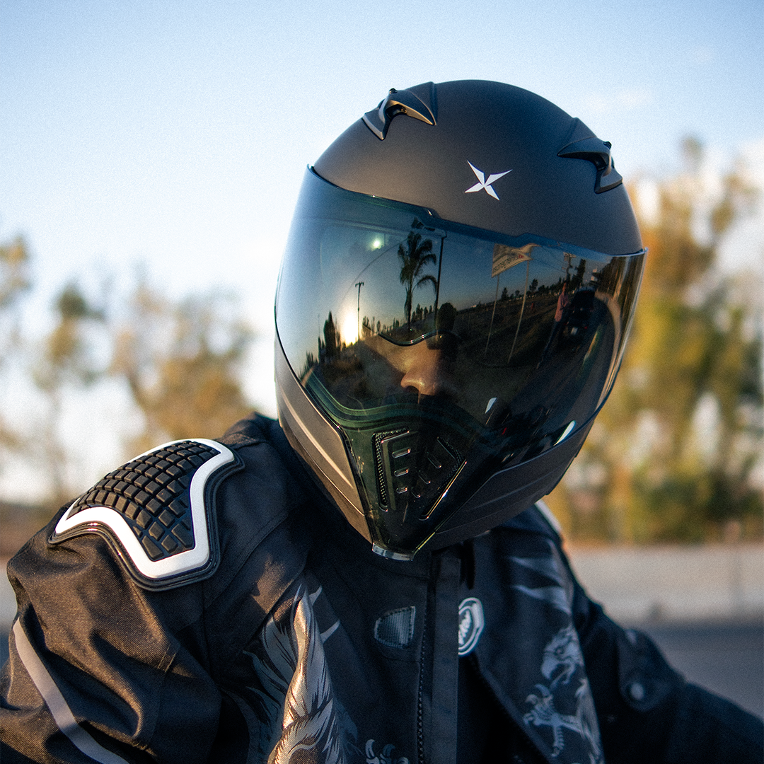 CASCO LATIN X NEGRO MATE Cascos X-KOV + de motociclista
