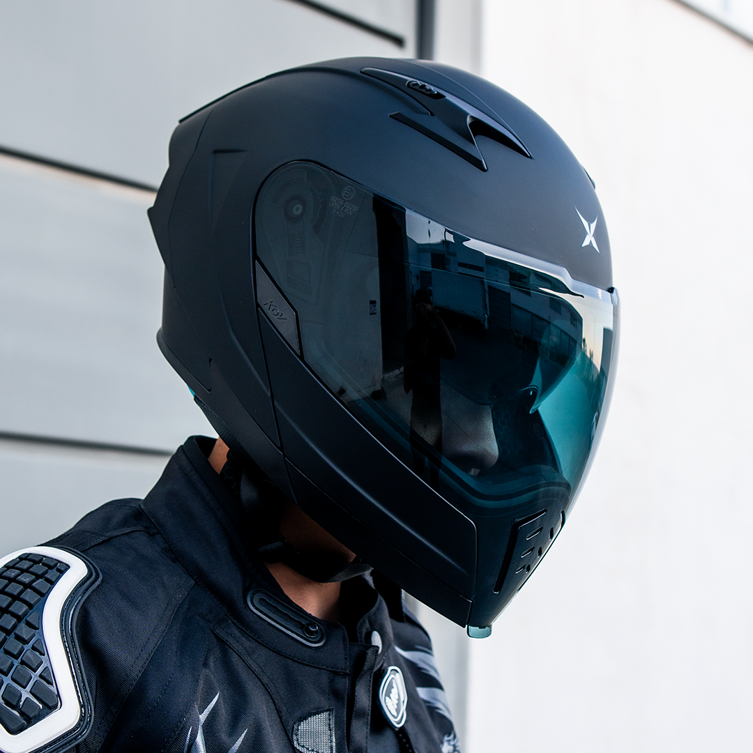 CASCO LATIN X NEGRO MATE Cascos X-KOV + de motociclista