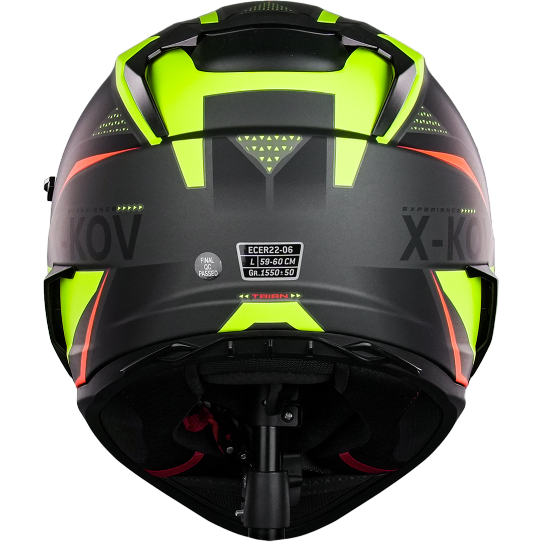 CASCO XSERIES MAGNETO NITRO NEÓN AMARILLO Cascos X-KOV + de motociclista