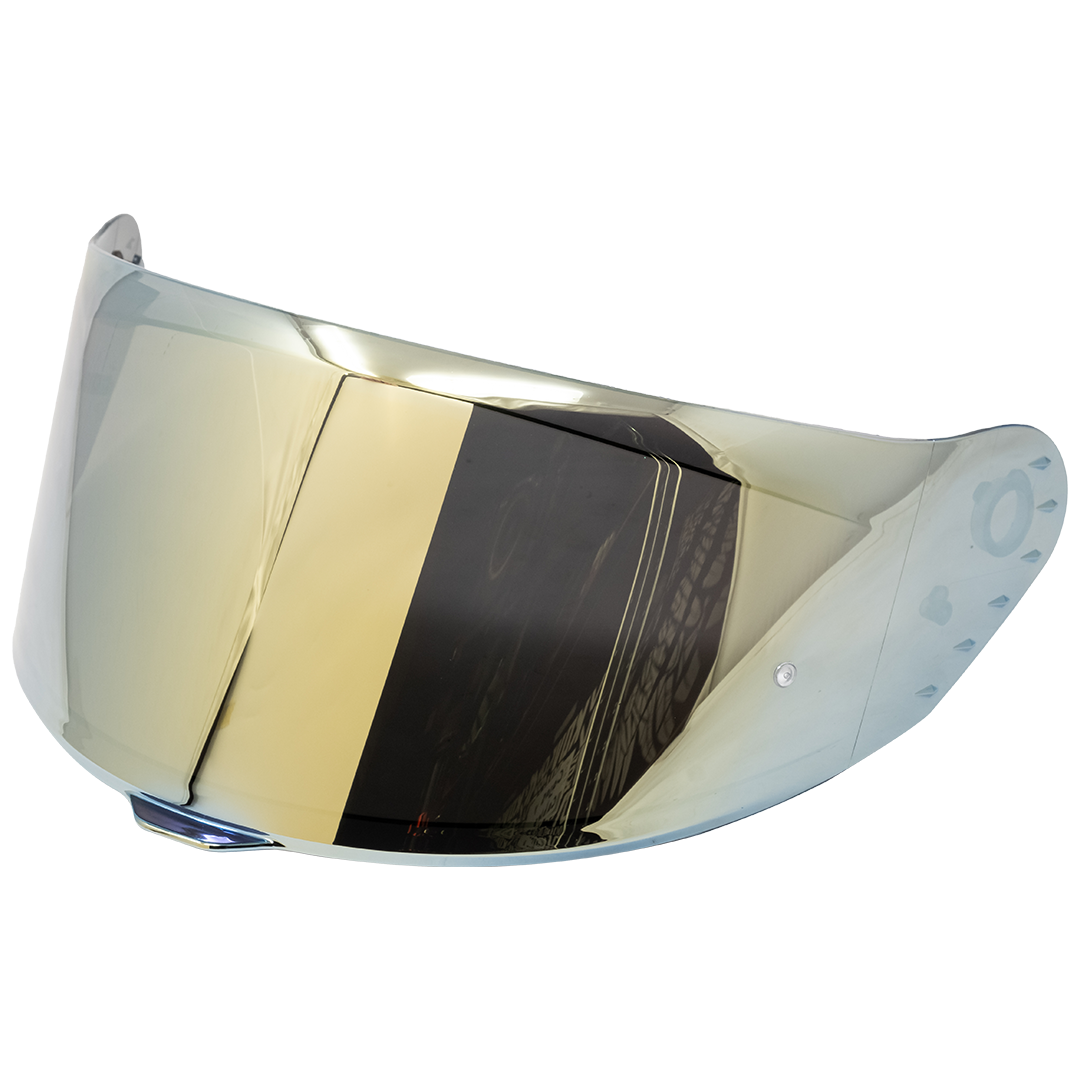 MICA CASCO BUSTER DORADO Micas KOV + de motociclista