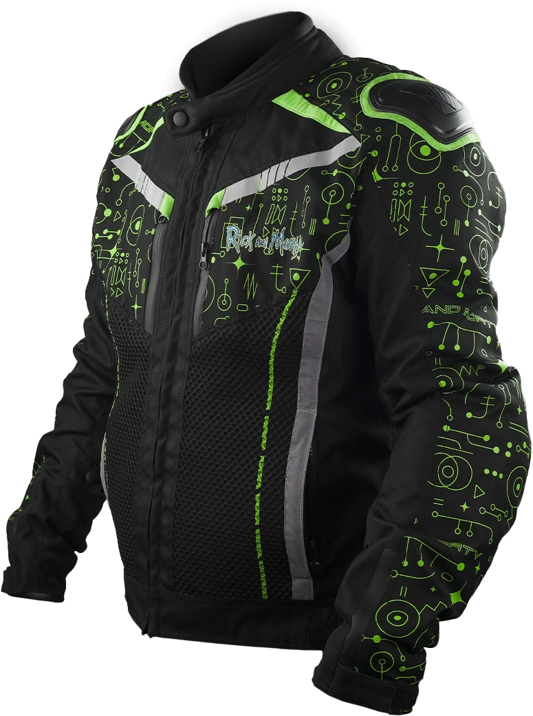 CHAMARRA RICK & MORTY KOV + de motociclista