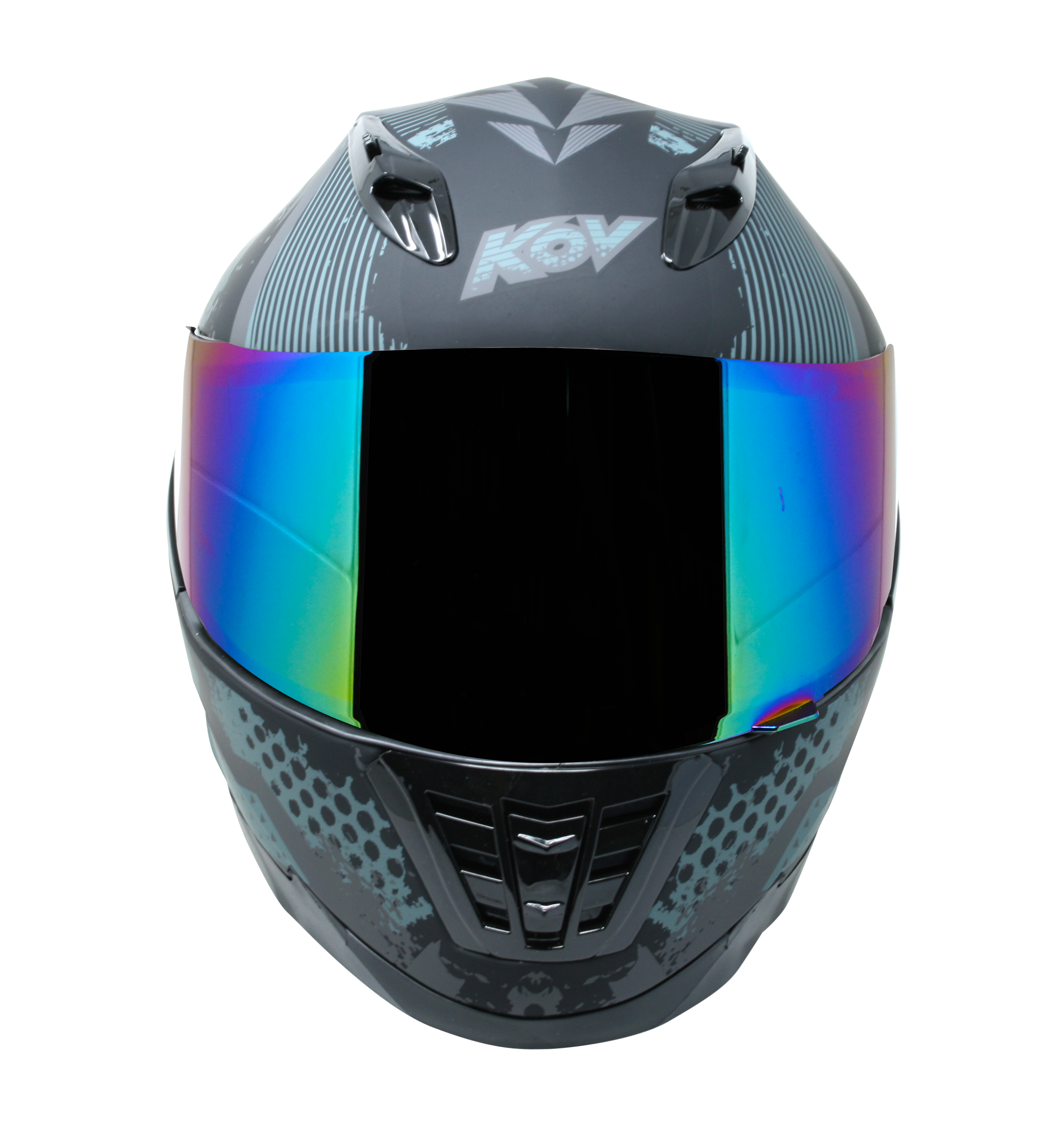 CASCO VENENO MATCH ONE NEGRO Cascos KOV + de motociclista